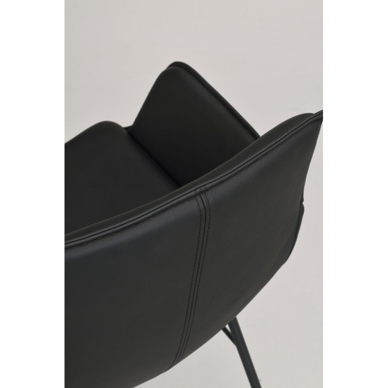 RO Lowell Fixed Arm Chair Black/Black